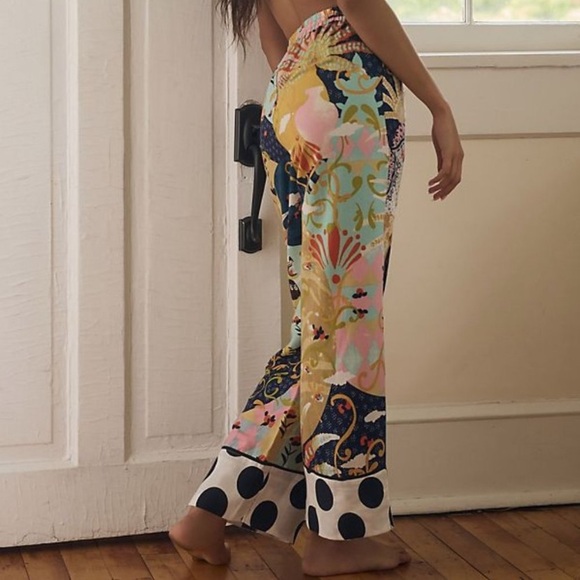 Anthropologie Flannel Pajama Pants size new condo floral XS - Picture 4 of 9